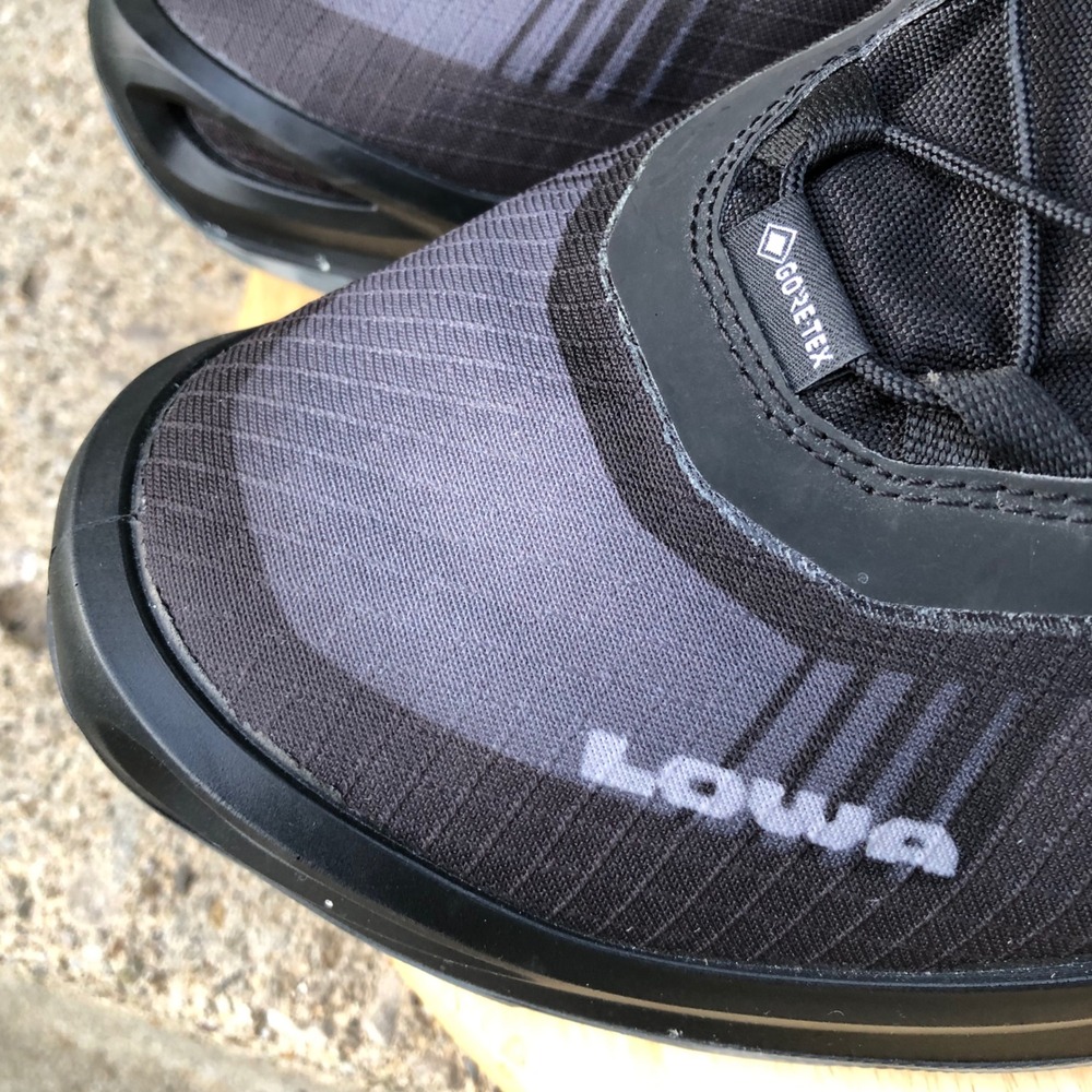 Lowa GoreTex Mid Hiking Boots Men 14 Merger GTX Black Tactical Waterproof 310430 - Picture 9 of 16